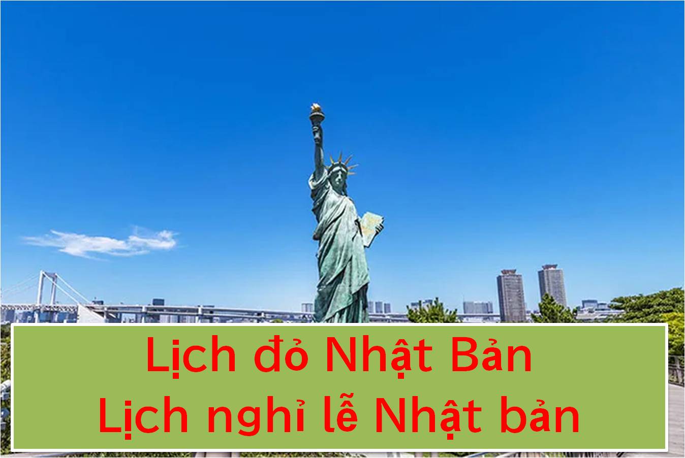 lịch nghỉ lễ nhật bản