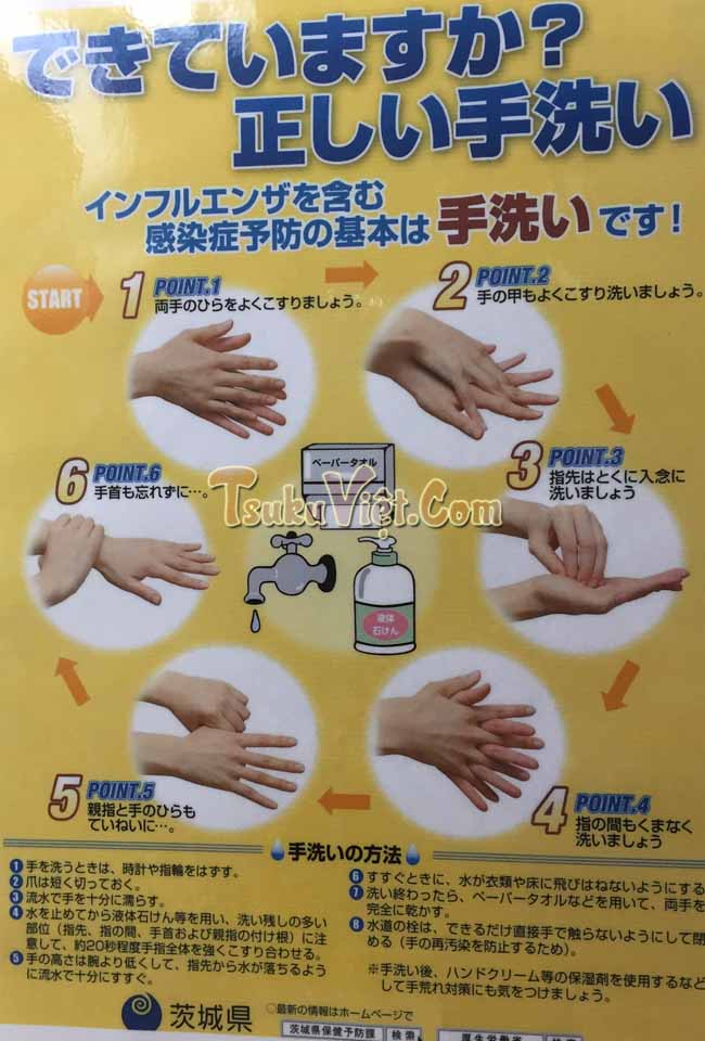 cách rửa tay đúng cách